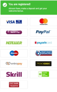 Deposits and withdrawals banking methods
