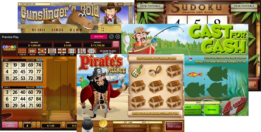 Scratch card - online casino game